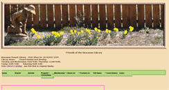Desktop Screenshot of descansolibraryfriends.org